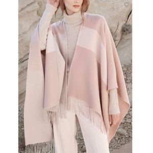 Soia & Kyo Women’s One Size Woven Scarfigan With Fringe